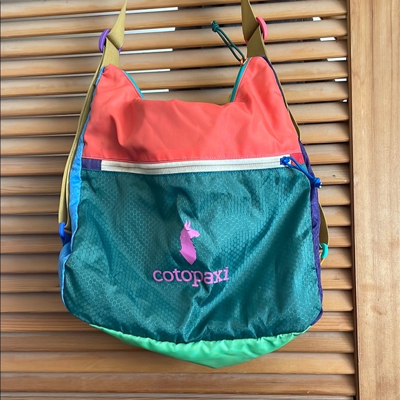 Cotopaxi Red and Green Backpacks Durable and Sporty - Picture 1 of 7
